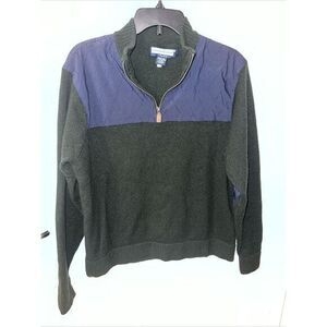 Vineyard Vines Women's Blue Navy 1/4 Zip‎ Pullover Sweater Medium Wool Cashmere